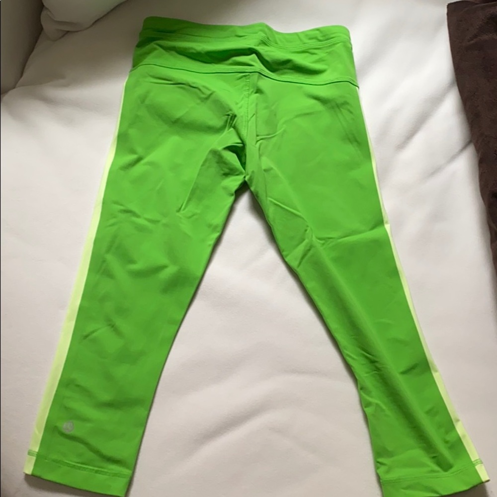 Lululemon Luxtreme Green Crop Leggings